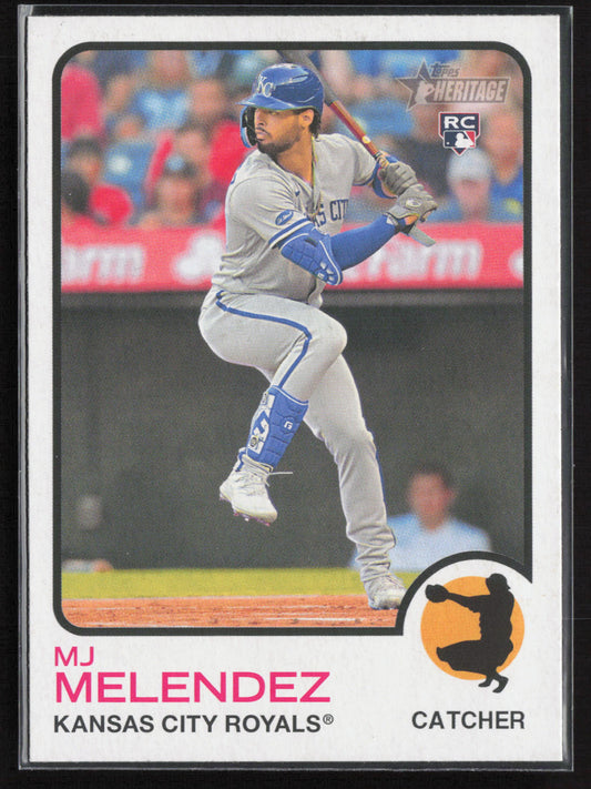 2022 Topps Heritage #586 MJ Melendez