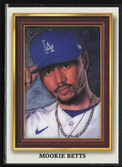 2022 Topps Gallery #PG-17 Mookie Betts Portrait Gallery