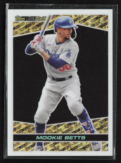 2021 Topps Update #BG-7 Mookie Betts Topps Black Gold