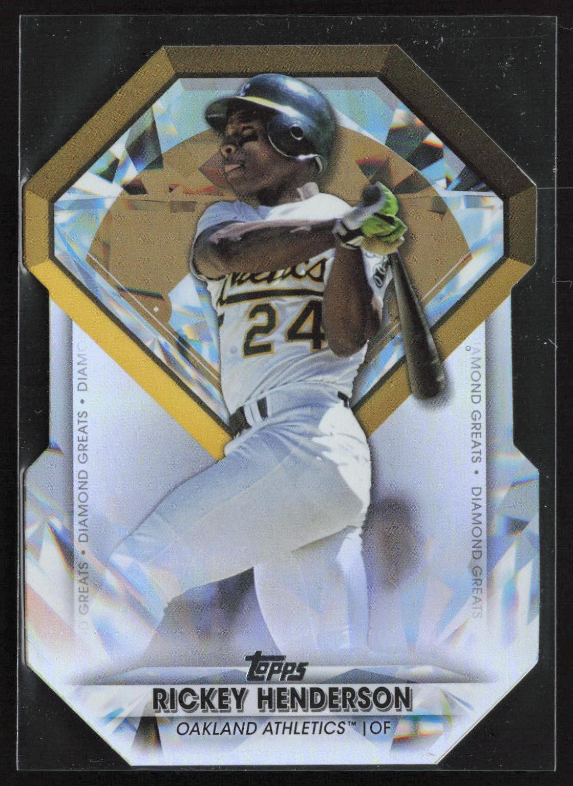 2022 Topps Chrome Update #DGC-20 Rickey Henderson Diamond Greats Die Cuts