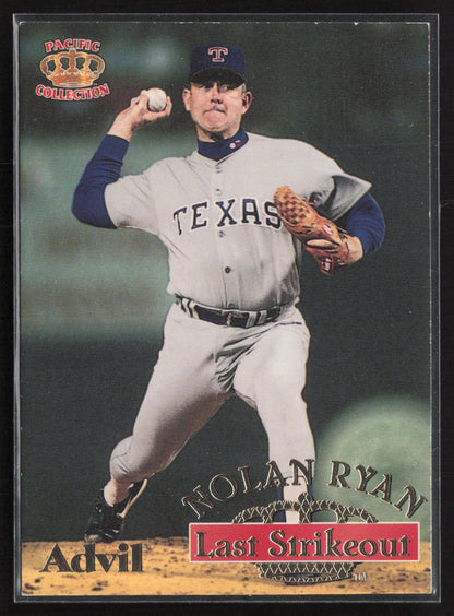 1996 Pacific Advil Nolan Ryan #2a Nolan Ryan Retail