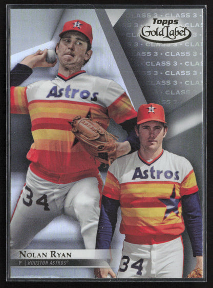 2018 Topps Gold Label #47 Nolan Ryan Class 3