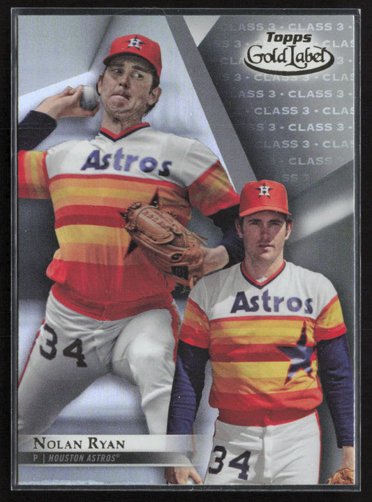 2018 Topps Gold Label #47 Nolan Ryan Class 3