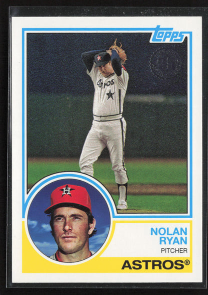 2018 Topps #83-18 Nolan Ryan 1983 Topps Baseball