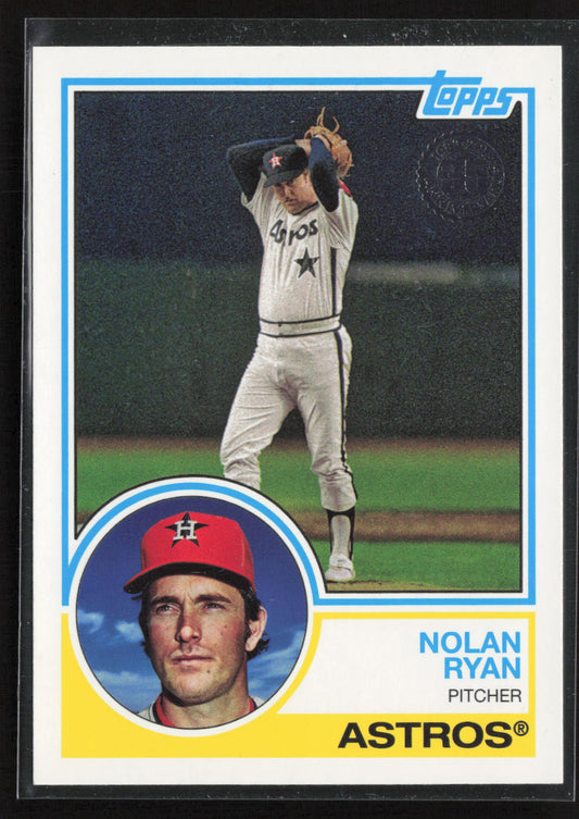 2018 Topps #83-18 Nolan Ryan 1983 Topps Baseball