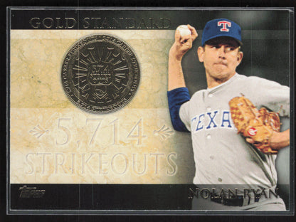 2012 Topps #GS-40 Nolan Ryan Gold Standard