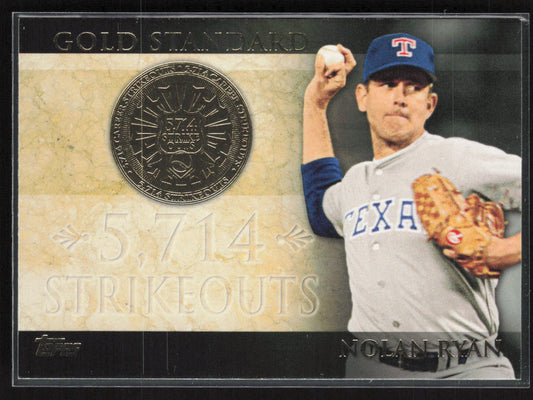 2012 Topps #GS-40 Nolan Ryan Gold Standard