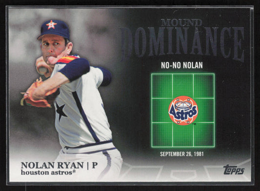 2012 Topps #MD-8 Nolan Ryan Mound Dominance