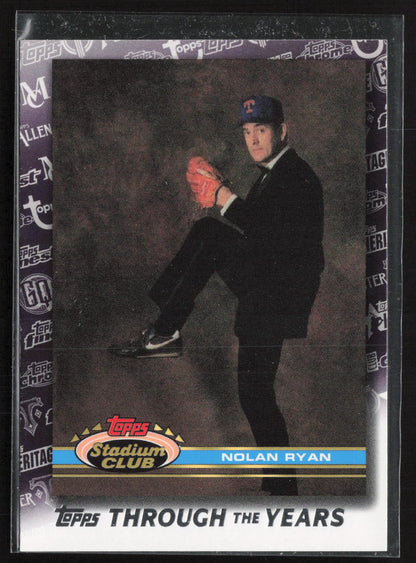 2021 Topps #TTY-3 Nolan Ryan Topps Through the Years