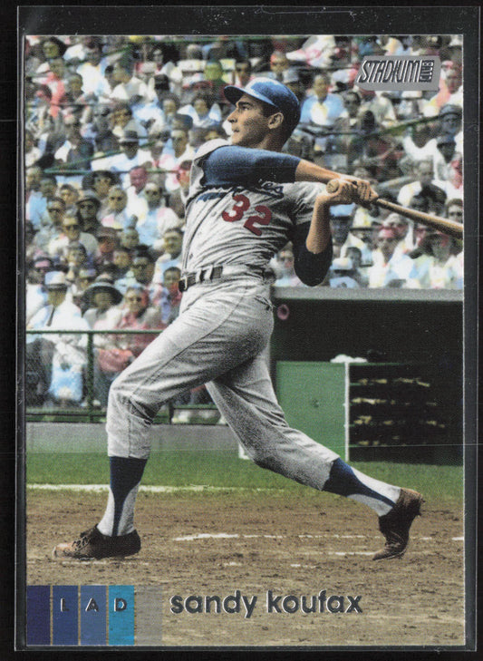 2020 Stadium Club #290 Sandy Koufax