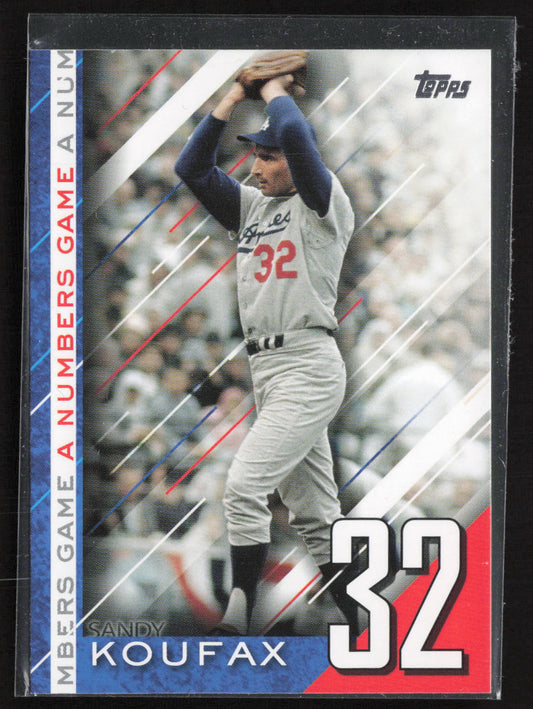 2020 Topps Chrome Update #NGC-20 Sandy Koufax A Numbers Game