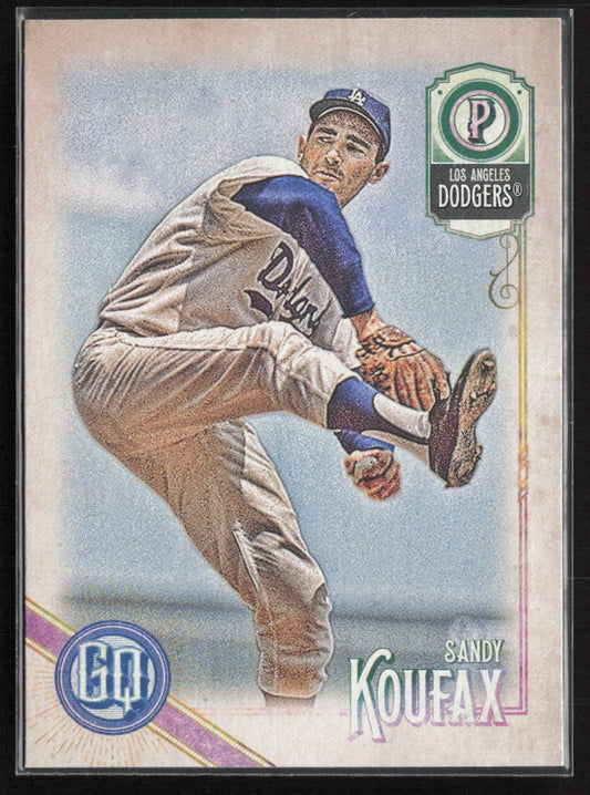 2018 Topps Gypsy Queen #320 Sandy Koufax GQ Logo Swap