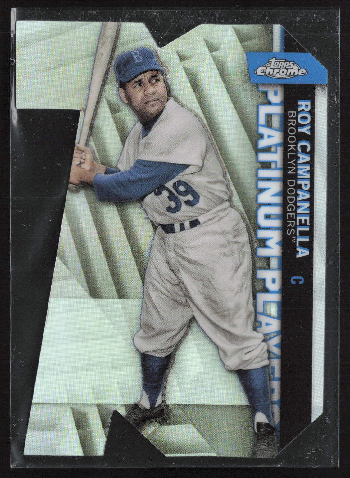 2021 Topps Update #PDC-66 Roy Campanella Topps Platinum Players Die Cuts