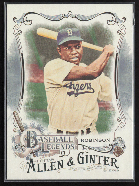 2016 Topps Allen & Ginter #BL-4 Jackie Robinson Baseball Legends