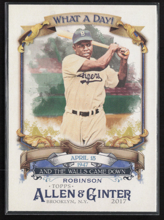 2017 Topps Allen & Ginter #WAD-90 Jackie Robinson What a Day!