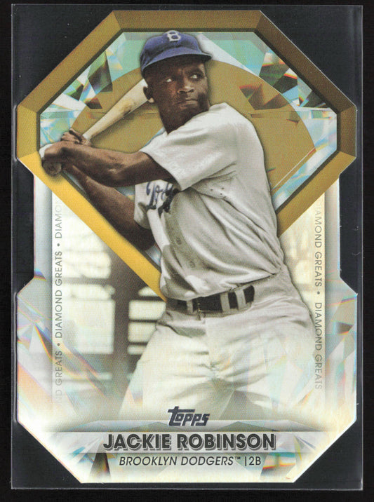 2022 Topps #DGDC-30 Jackie Robinson Diamond Greats Die Cuts