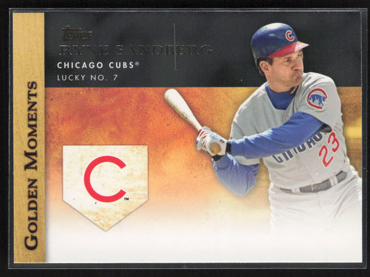 2012 Topps #GM-48 Ryne Sandberg Golden Moments (Series 2)