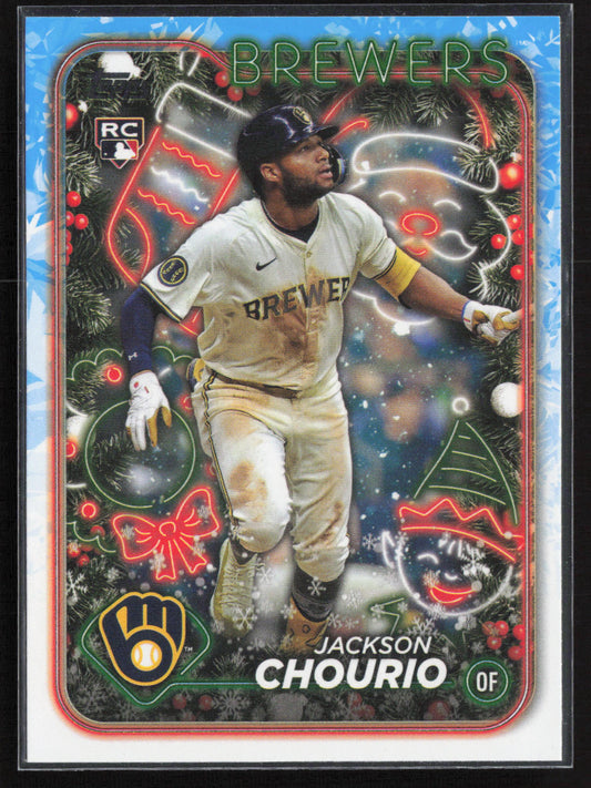 2024 Topps Holiday #H119 Jackson Chourio