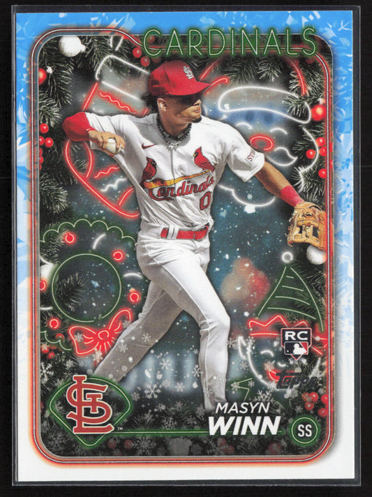 2024 Topps Holiday #H94 Masyn Winn