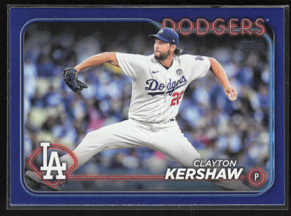 2024 Topps Holiday #H92 Clayton Kershaw