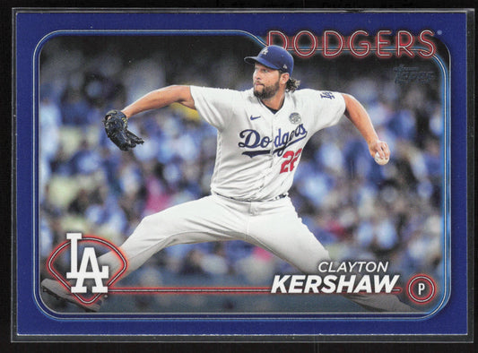 2024 Topps Holiday #H92 Clayton Kershaw