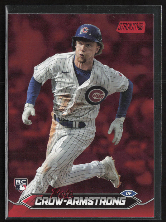 2024 Stadium Club #29 Pete Crow-Armstrong Red Foil