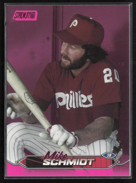 2024 Stadium Club #260 Mike Schmidt Pink Foil