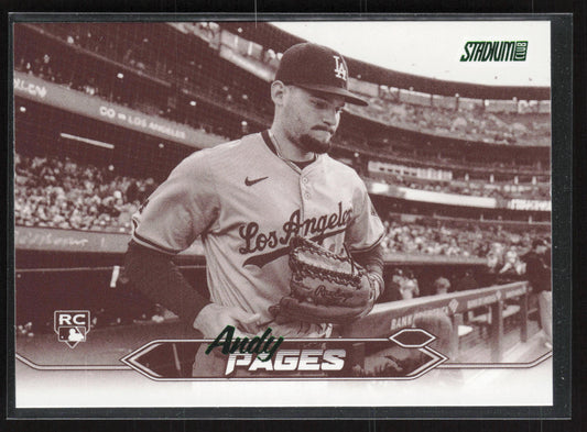 2024 Stadium Club #59 Andy Pages Sepia