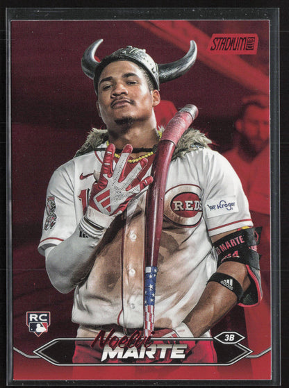 2024 Stadium Club #13 Noelvi Marte Red Foil