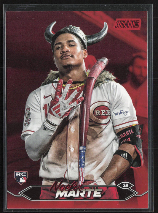 2024 Stadium Club #13 Noelvi Marte Red Foil