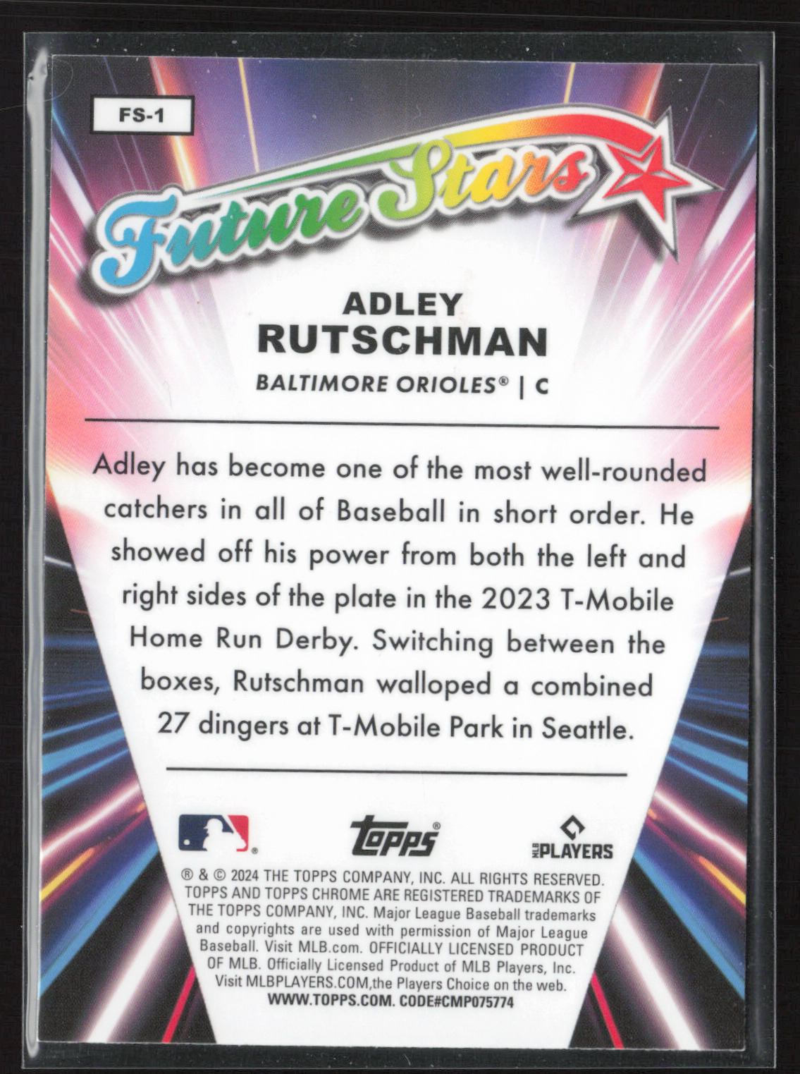 2024 Topps Chrome #FS-1 Adley Rutschman Future Stars