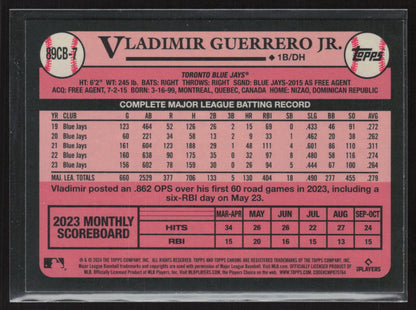 2024 Topps Chrome #89CB-7 Vladimir Guerrero Jr.
