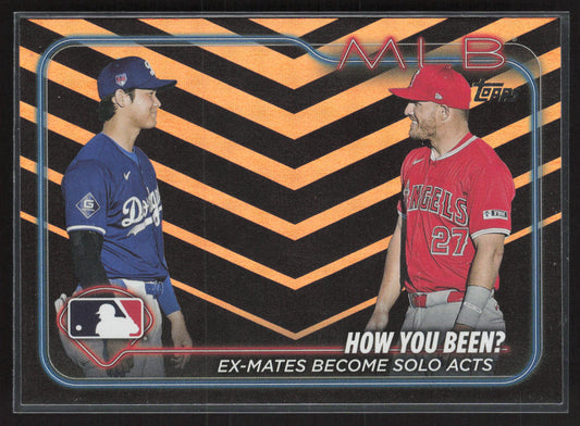 2024 Topps Update #US76 How You Been? - (Shohei Ohtani / Mike Trout) Holiday