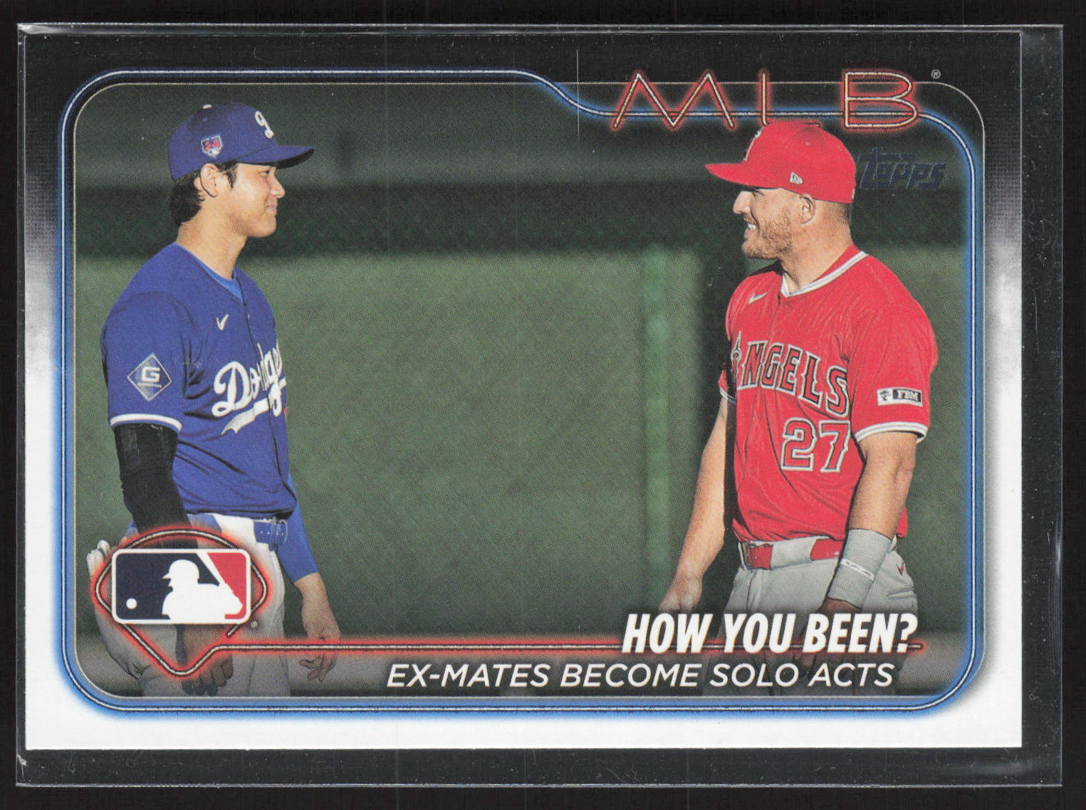 2024 Topps Update #US76 How You Been?: Solo (Shohei Ohtani / Mike Trout)