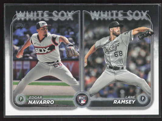 2024 Topps Update #US128 Lane Ramsey / Edgar Navarro RCOM