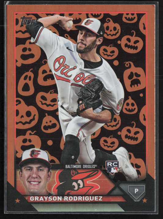 2023 Topps Update #US50 Grayson Rodriguez Jack O'Lantern