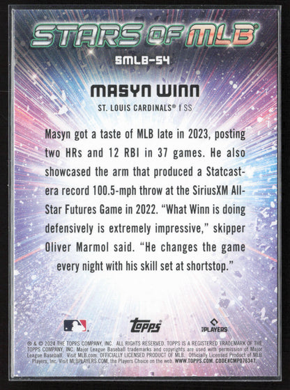 2024 Topps #SMLB-54 Masyn Winn Stars of MLB
