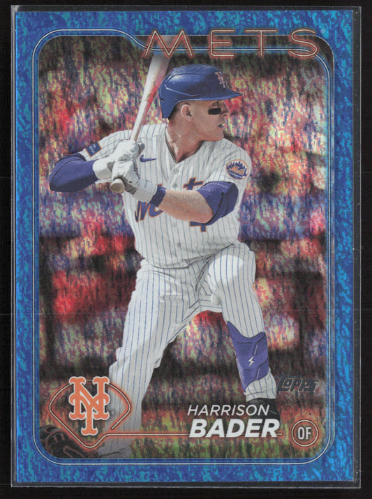2024 Topps #639 Harrison Bader Blue Holofoil Blue Prizm #/999