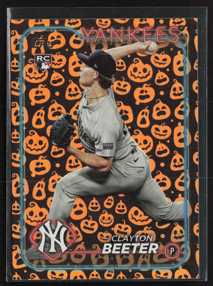 2024 Topps Update #US59 Clayton Beeter Holiday Jack O'Lanterns
