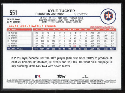 2024 Topps #551 Kyle Tucker Holiday