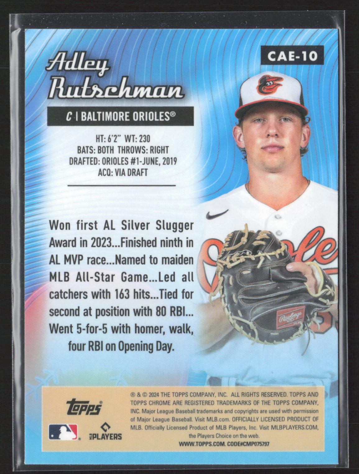 2024 Topps Chrome #CAE-10 Adley Rutschman Chrome All-Etch