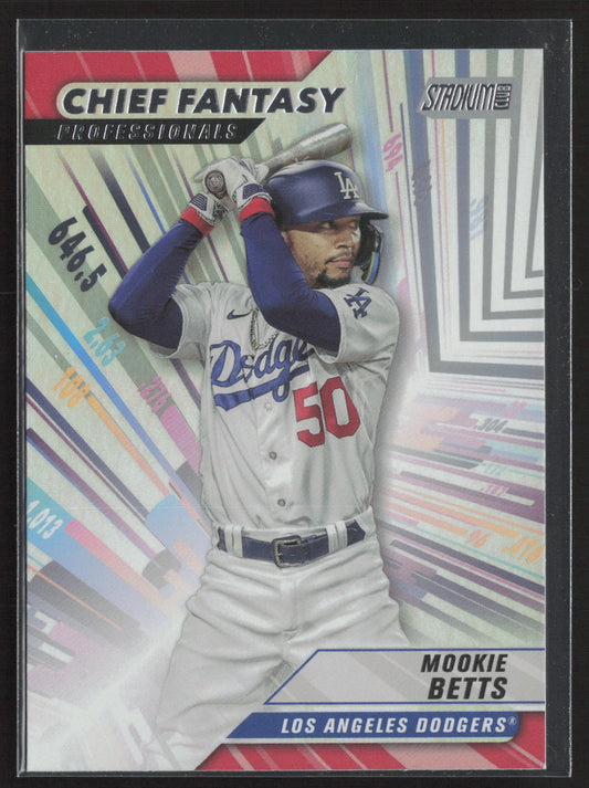 2024 Stadium Club #CFPRO-16 Mookie Betts Chief Fantasy Professionals