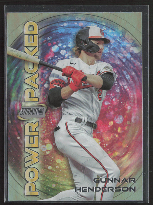 2024 Stadium Club #PP-30 Gunnar Henderson Power Packed