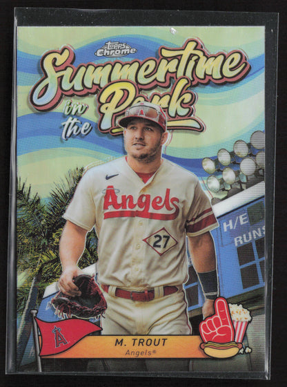 2024 Topps Chrome #SITP-10 Mike Trout Summertime in the Park