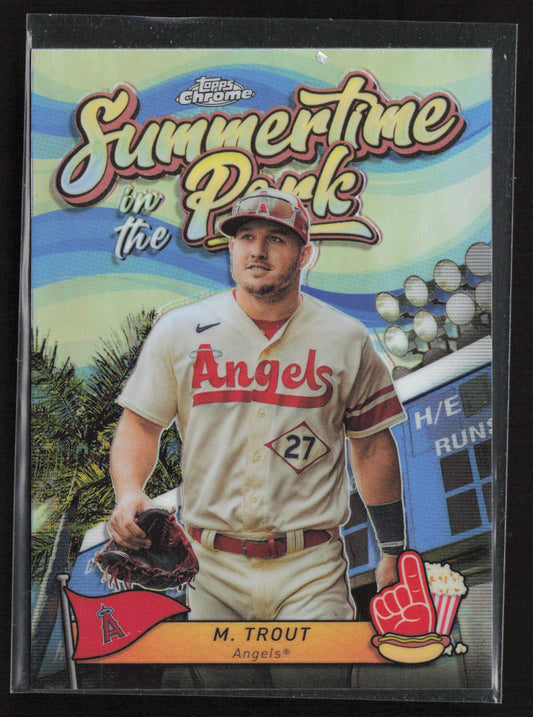 2024 Topps Chrome #SITP-10 Mike Trout Summertime in the Park