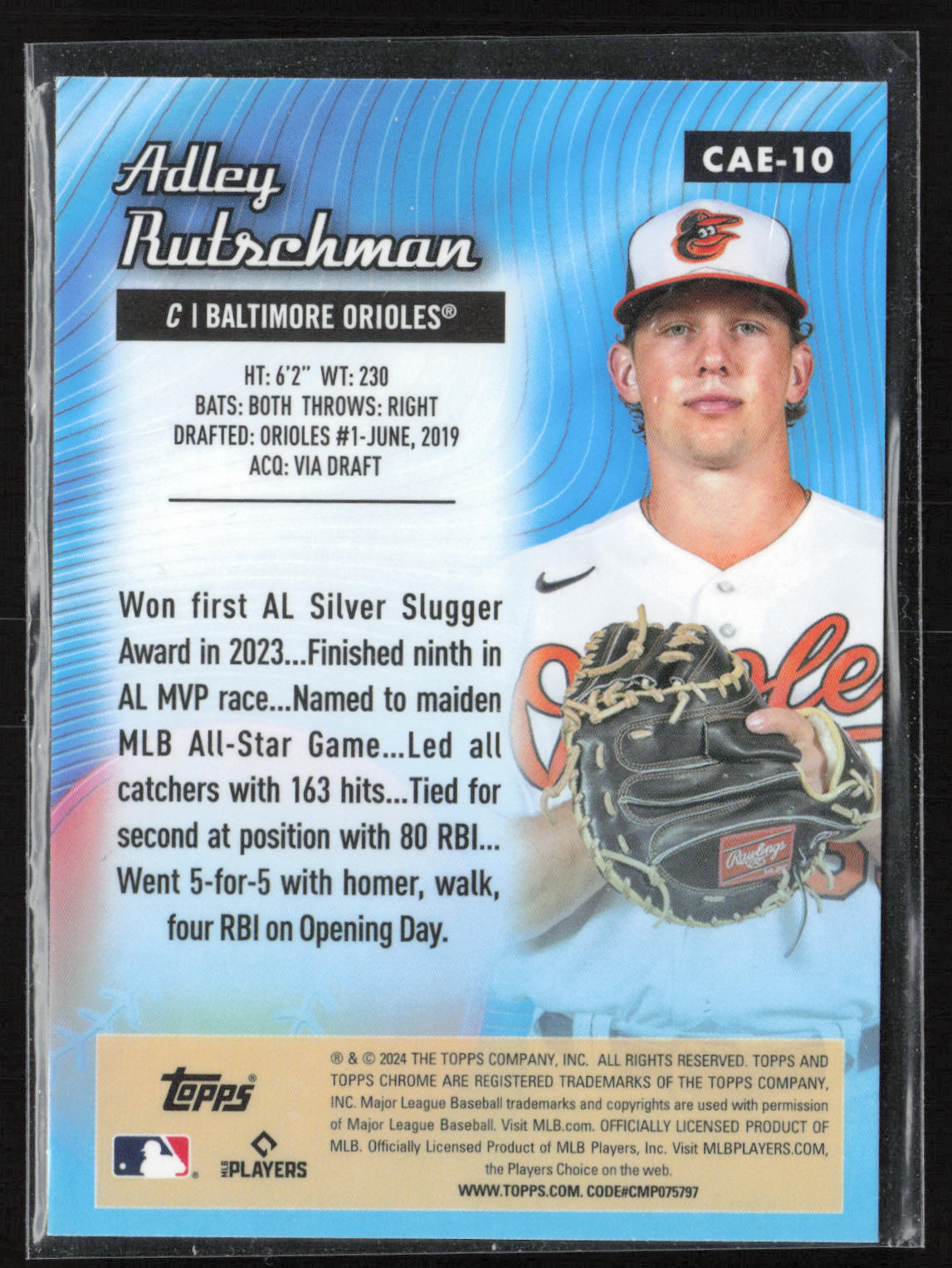2024 Topps Chrome #CAE-10 Adley Rutschman Chrome All-Etch