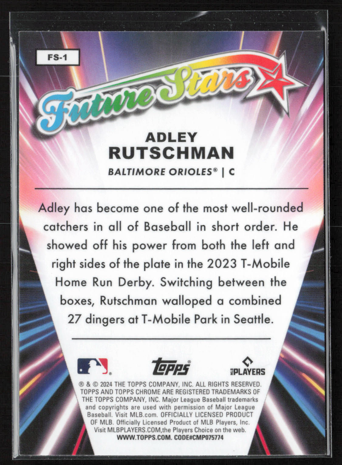 2024 Topps Chrome #FS-1 Adley Rutschman Future Stars