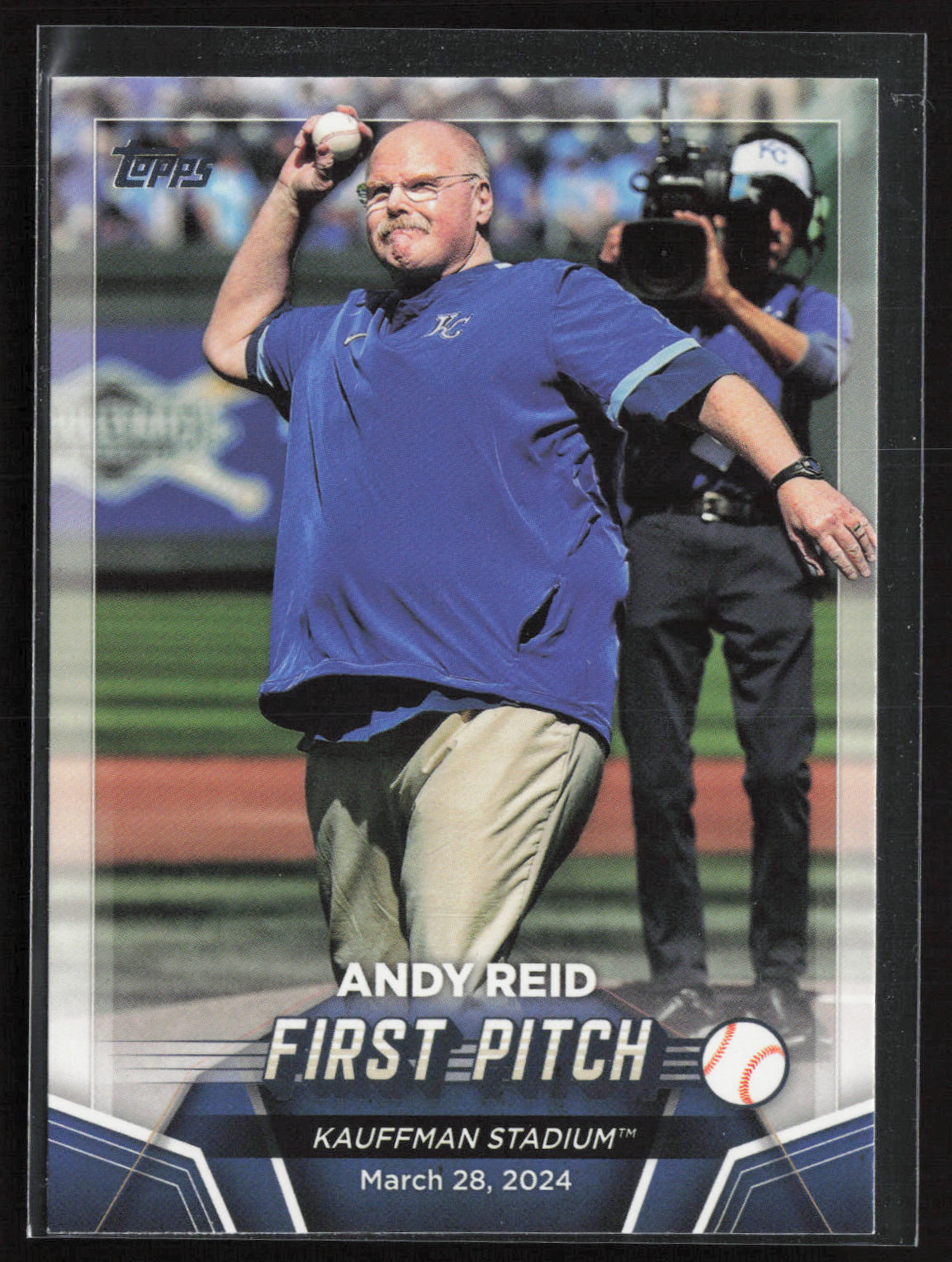 2024 Topps Update #FP-6 Andy Reid First Pitch