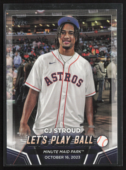 2024 Topps #PB-1 CJ Stroud Let's Play Ball