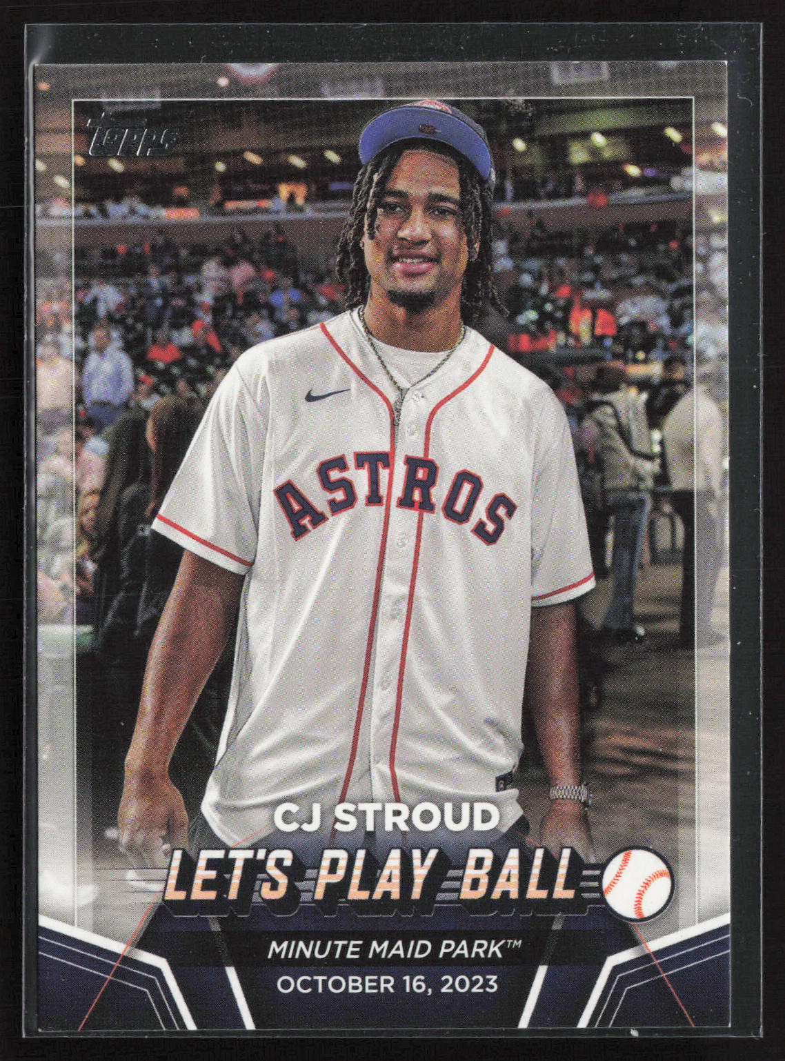 2024 Topps #PB-1 CJ Stroud Let's Play Ball Gold #/50
